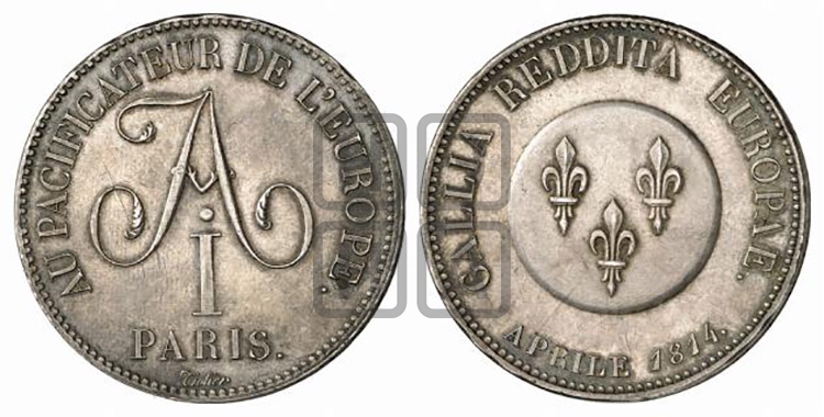 5 франков 1814 года