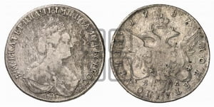 Полтина 1787 года СПБ/ЯА (новый тип)