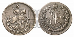 Денга 1783 года КМ (КМ, Сузунский монетный двор)