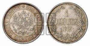 1 марка 1874 года S