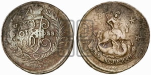 2 копейки 1788 года СПМ (СПМ, Санкт-Петербургский монетный двор)