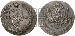 5 копеек 1782 года КМ (КМ, Сузунский монетный двор)