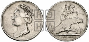 Жетон 1782 года (на открытие в Санкт-Петербурге памятника Петру I)
