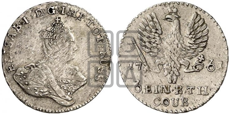 1/6 талера 1761 года