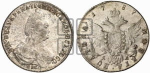 Полтина 1787 года СПБ/ЯА (новый тип)