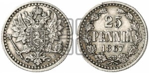25 пенни 1867 года S