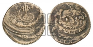 Денга 1771 года ЕМ (ЕМ, Екатеринбургский монетный двор)