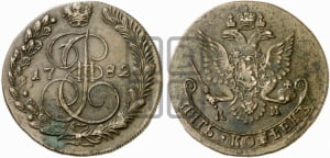 5 копеек 1782 года КМ (КМ, Сузунский монетный двор)