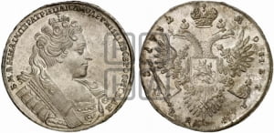 Рубль 1732 года (остальные разновидности, не выделенные редкостью)