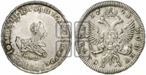 Полтина 1741 года ММД