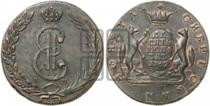 10 копеек 1769 года КМ (для Сибири)