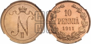 10 пенни 1911 года