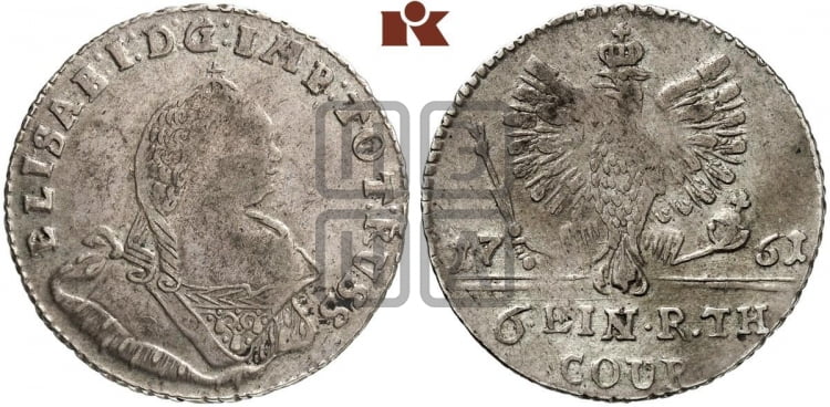 1/6 талера 1761 года