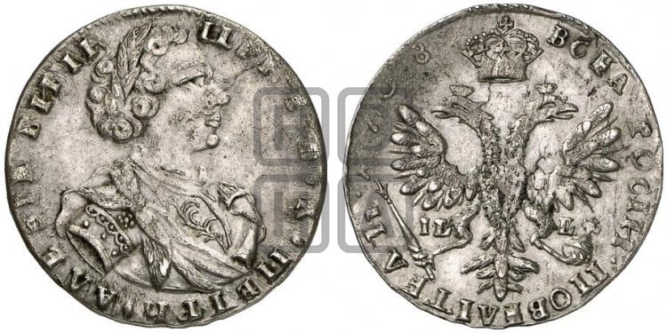 Тинф 1708 года (со знаком IL или  ILL)