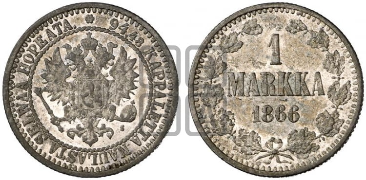 1 марка 1866 года