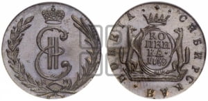 1 копейка 1769 года КМ (для Сибири). Новодел.