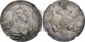 Рубль 1736 года (портрет работы Гедлингера)
