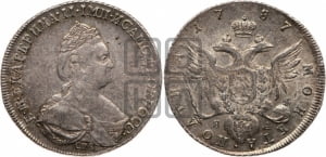 Полтина 1787 года СПБ/ЯА (новый тип)