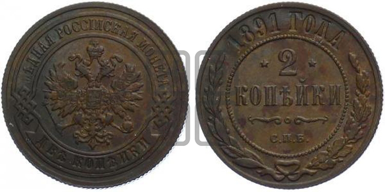 2 копейки 1891 года