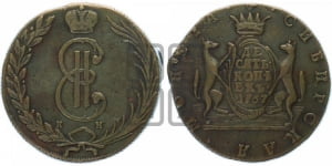 10 копеек 1767 года КМ (для Сибири)