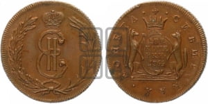 5 копеек 1772 года КМ (для Сибири). Новодел.