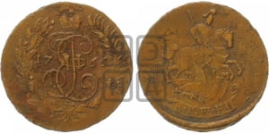 2 копейки 1766 года ММ (ММ, Красный  монетный двор)