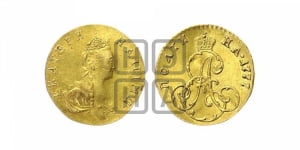 Полтина 1777 года (для дворцового обихода)