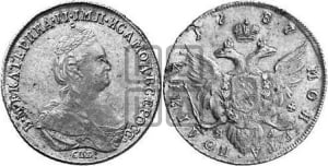 Полтина 1787 года СПБ/ЯА (новый тип)