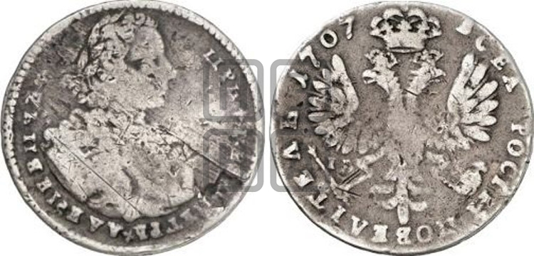 Тинф 1707 года (со знаком IL или  ILL)