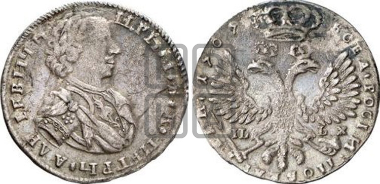 Тинф 1707 года (со знаком IL или ILL)