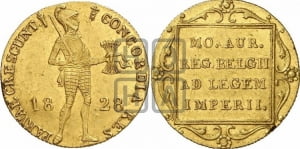 Дукат 1828 года факел