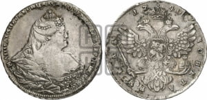 Рубль 1740 года (московский тип)