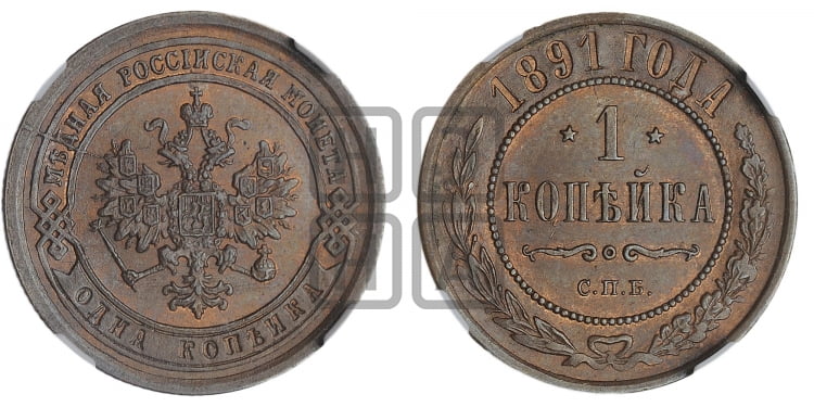 1 копейка 1891 года