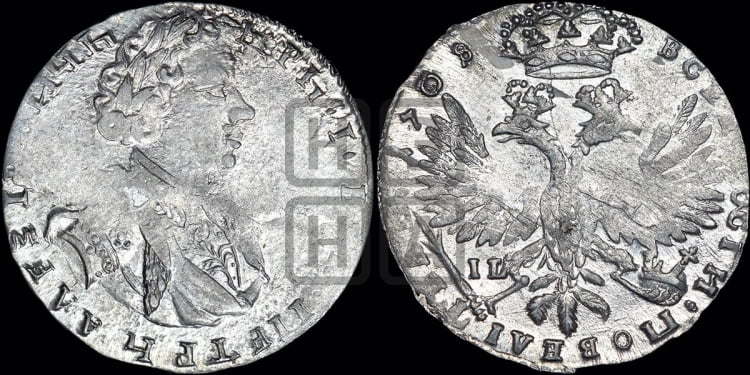 Тинф 1708 года (со знаком IL или  ILL)