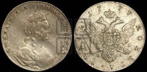 Рубль 1777 года СПБ/ѲЛ (новый тип)