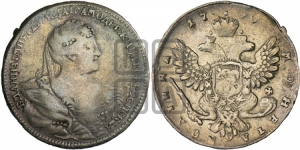 Полтина 1740 года (московский тип)