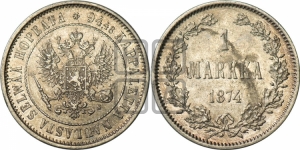 1 марка 1874 года S