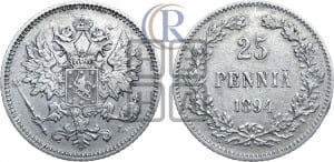 25 пенни 1894 года L