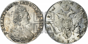 Рубль 1777 года СПБ/ѲЛ (новый тип)