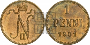 1 пенни 1901 года