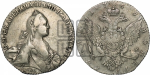 Рубль 1769 года СПБ/СА ( СПБ, без шарфа на шее)