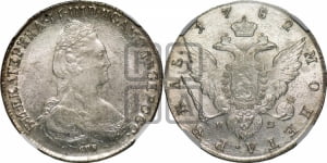 Рубль 1782 года СПБ/ИЗ (новый тип)