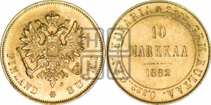 10 марок 1881 года S