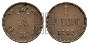 1 пенни 1882 года