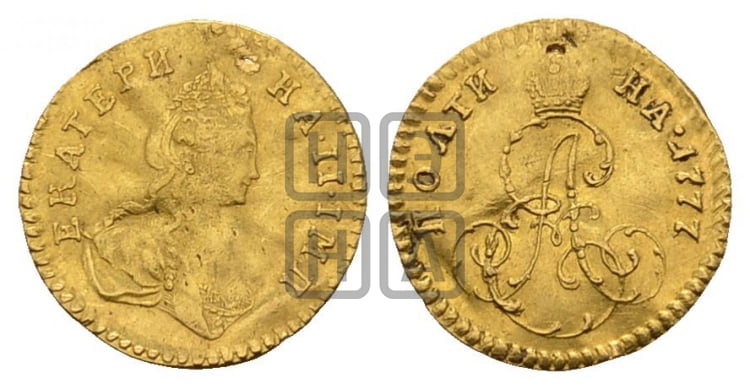 Полтина 1777 года (для дворцового обихода)