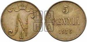 5 пенни 1916 года