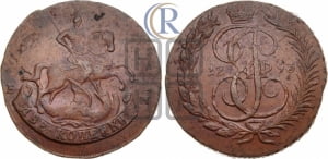 2 копейки 1793 года ЕМ (Павловский перечекан)