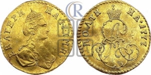 Полтина 1777 года (для дворцового обихода)