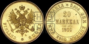 20 марок 1910 года L