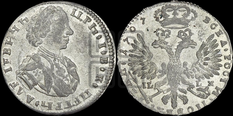 Тинф 1707 года (со знаком IL или  ILL)